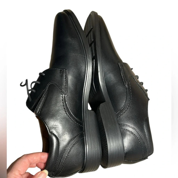Clark’s leather shoes.9.5W, NEW!black Oxford ,Clarkslite low , career ,event - Picture 5 of 15